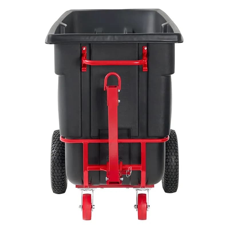 Brute® Utility Tilt Truck 34X72.25X44.63 IN 1 Cubic Yard 2100 LB Heavy Duty Towable Trainable Rotomolded 1/Each