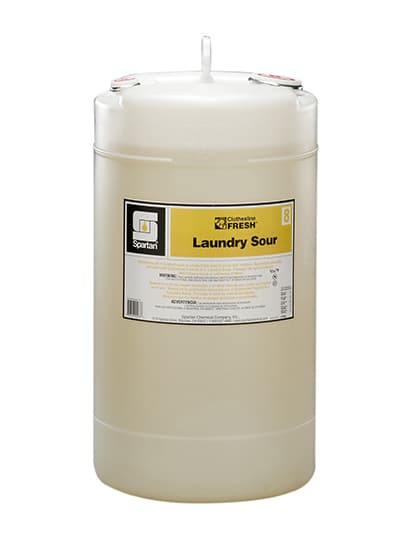 Clothesline Fresh® Laundry Sour 8 Mild Scent 15 GAL Acidic 1/Drum