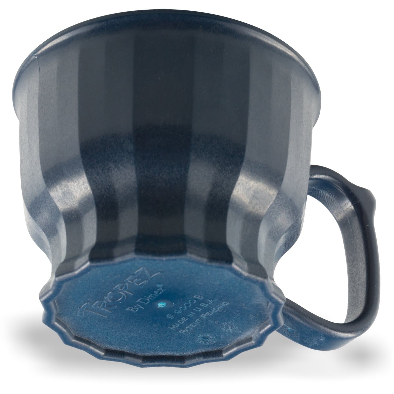 Dinex® Tropez® High Temperature Cup Mug 8 FLOZ PP Glass Blue High Heat Reusable 48/Case