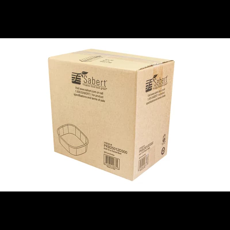 Bowl 12 OZ Paper Kraft Square 300/Case