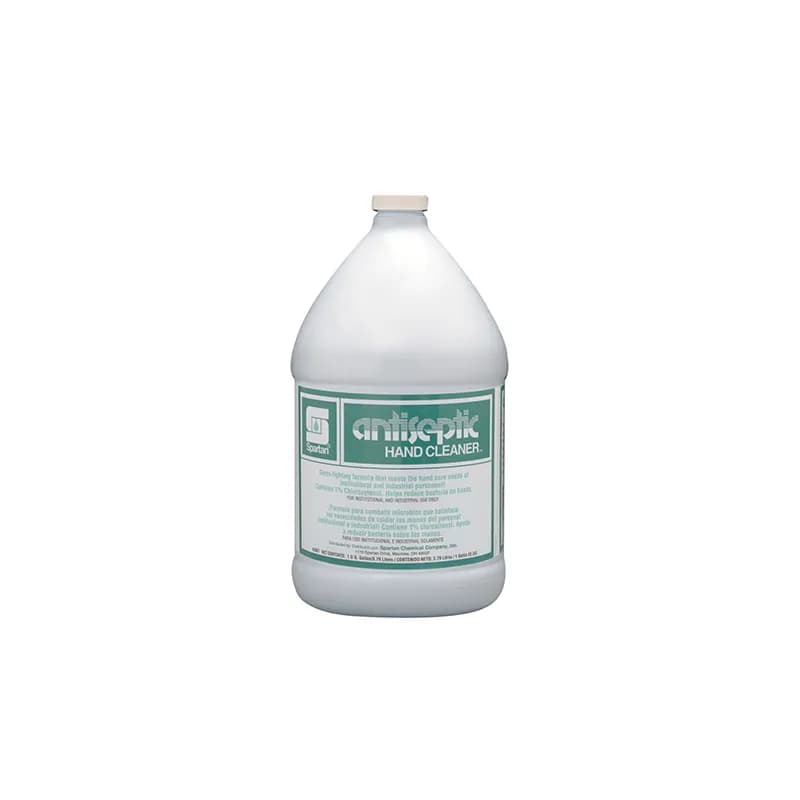 Antiseptic Hand Cleaner Liquid RTU 1 GAL Pleasant Scent Green 4/Case