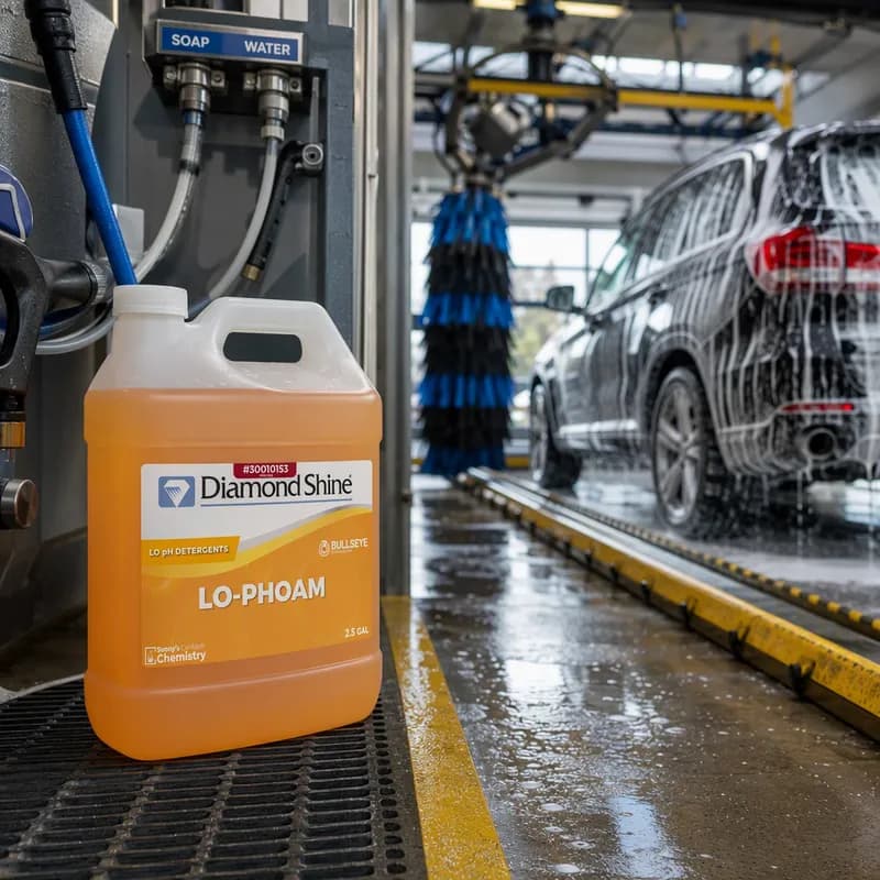 Low pHoam Lo Phoam Car Wash 2.5 GAL High Acid Concentrate 2/Case