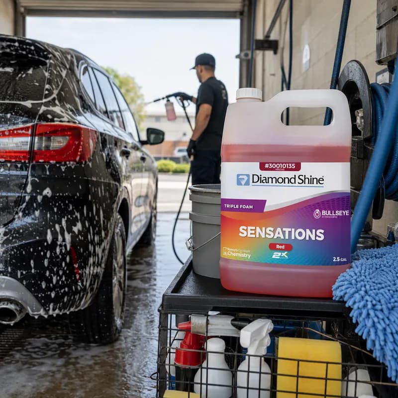 Sensations Red Car Wash 2.5 GAL RTU 2/Case