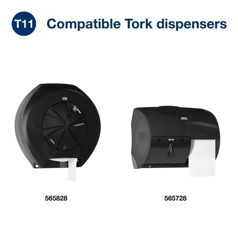 Tork OptiCore® Toilet Paper & Tissue Roll T11 4X3.75 IN 585 FT White Embossed Refill 1755 Sheets/Roll 36 Rolls/Case