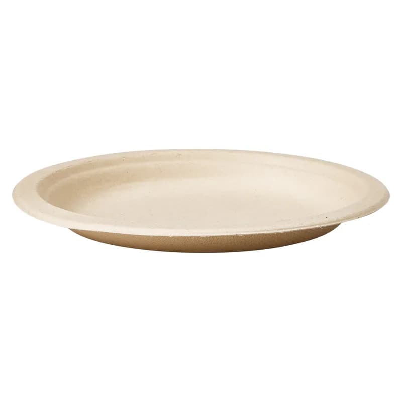 Victoria Bay Plate 7 IN Plant Fiber Brown Round 1000/Case