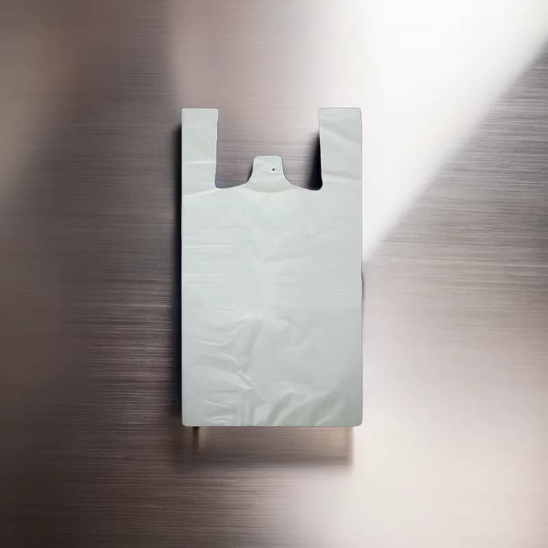 Bag 12X7X22 HDPE 17MIC White T-Sack 520/Case