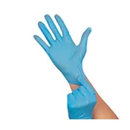 Gloves Medium (MED) Blue Vinyl Nitrile Hybrid Powder-Free 1000/Case