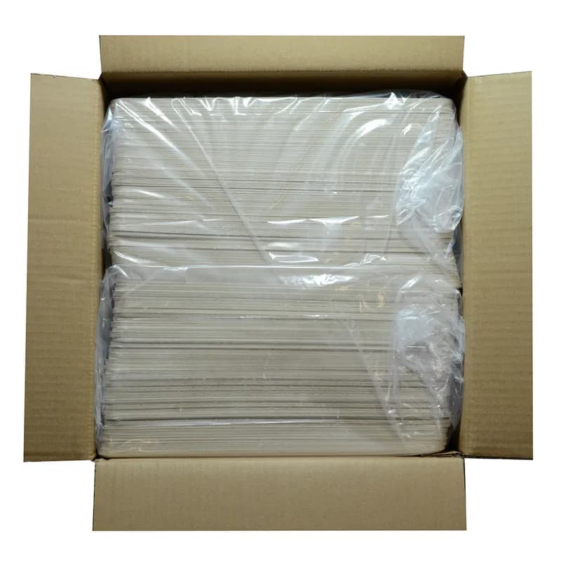 Plate 10.25X10.25 IN Sugarcane Tan Square 125 Count/Bag 2 Bags/Case 250 Count/Case