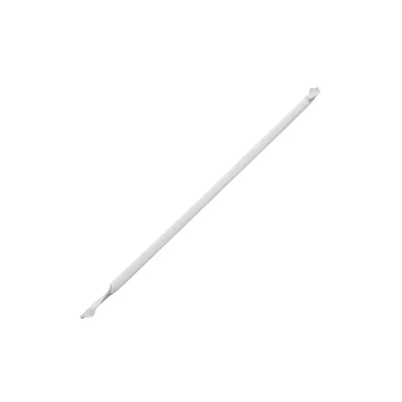 Giant Straw 10.25 IN Clear Wrapped 1200/Case