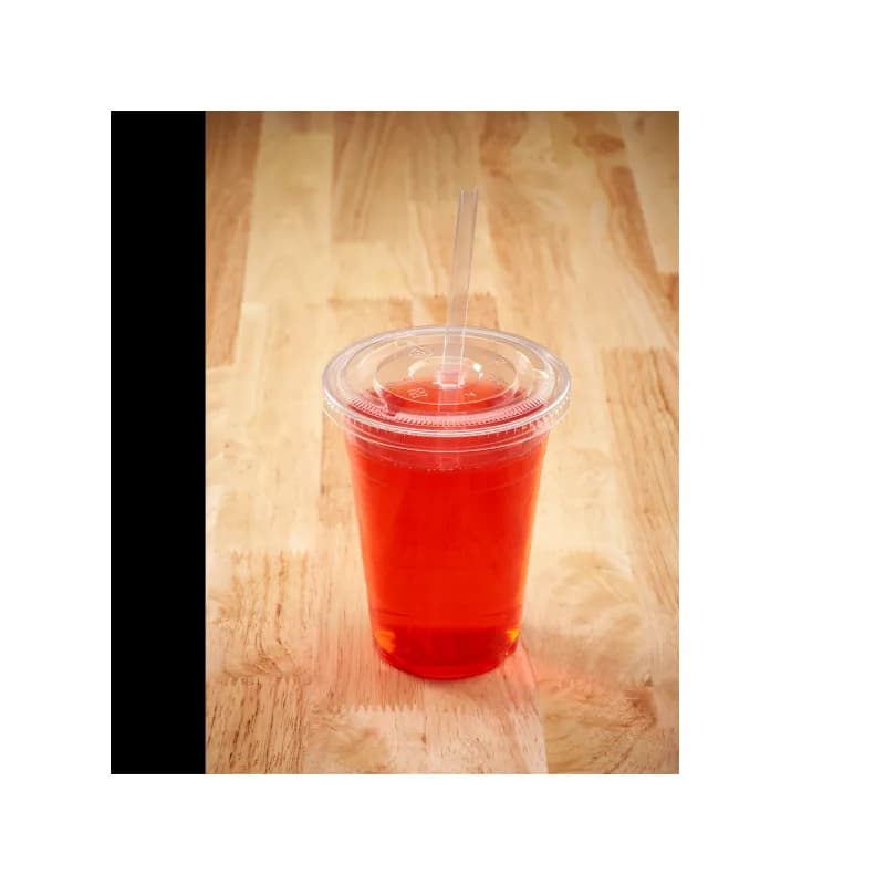 Karat Earth Giant Straw 7.75 IN PLA Clear Wrapped 2000/Case