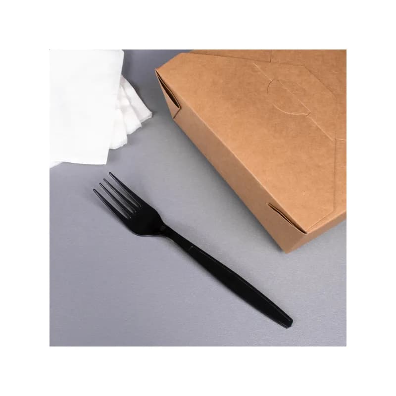 Fork PS Black Extra Heavy 100 Count/Bag 10 Bags/Case 1000 Count/Case