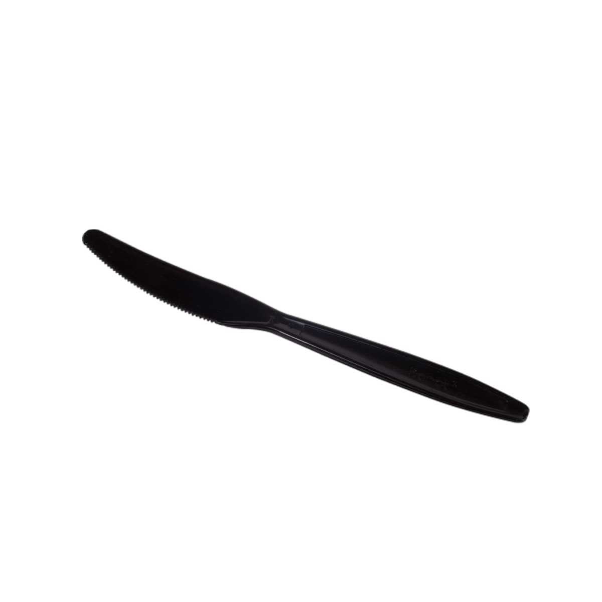 Karat® Knife PS Black Extra Heavy 100 Count/Bag 10 Bags/Case 1000 Count/Case