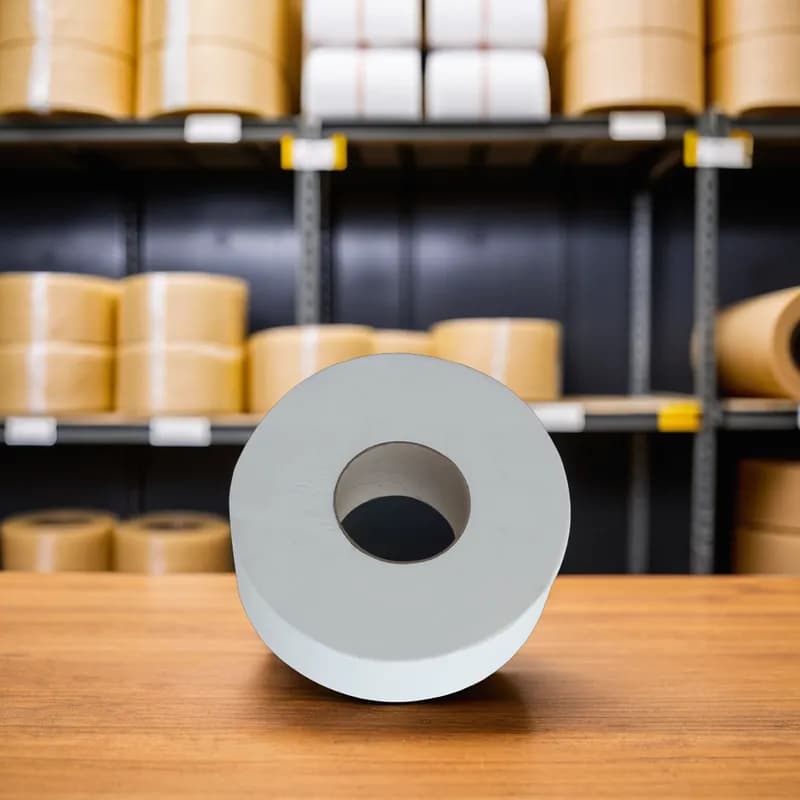 Toilet Paper & Tissue Roll 3.25IN 1000 FT 2PLY White Jumbo (JRT) 9IN Roll 12/Case