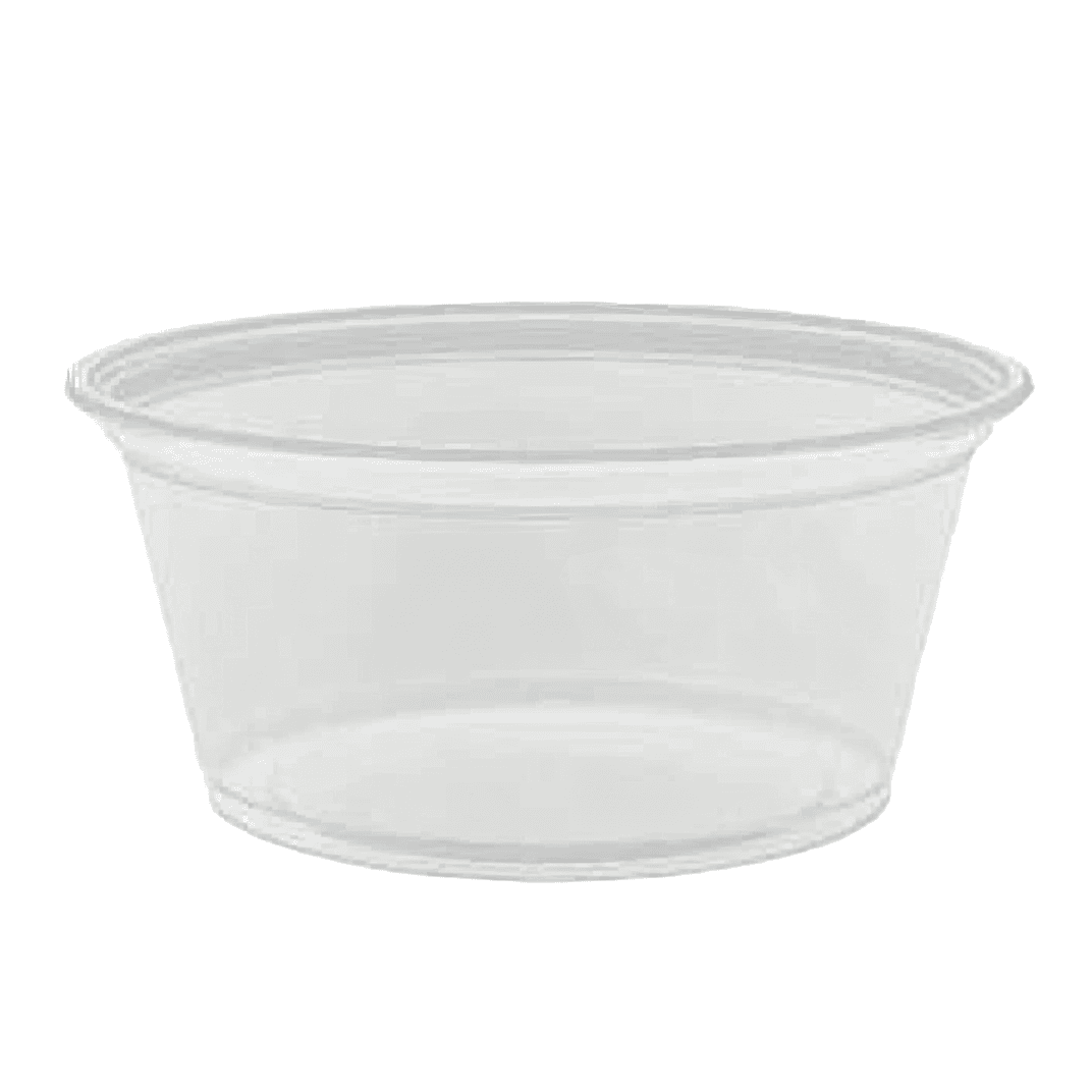 Victoria Bay Souffle & Portion Cup 3.25 OZ PP Clear 74MM 125 Count/Pack 20 Packs/Case 2500 Count/Case