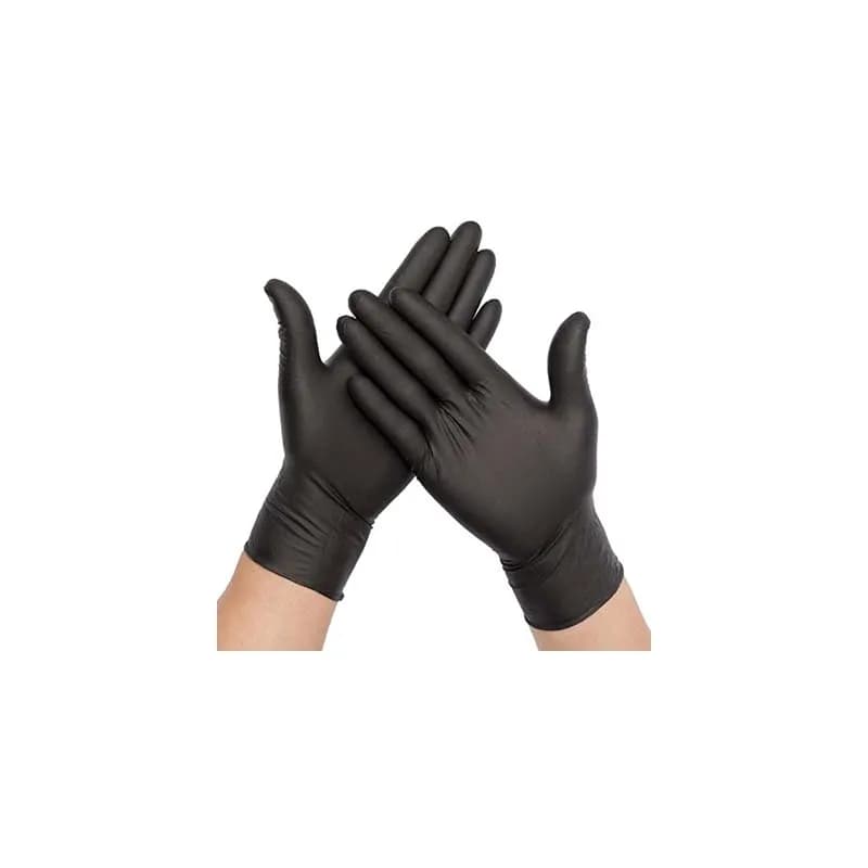Gloves Large (LG) Black Vinyl Nitrile Powder-Free Latex Free 1000/Case