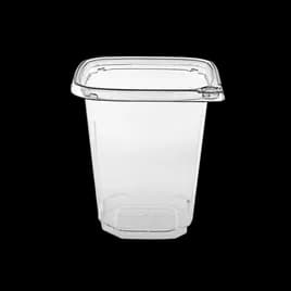 Deli Container 32 OZ PET Clear Square Tamper-Evident 500/Case