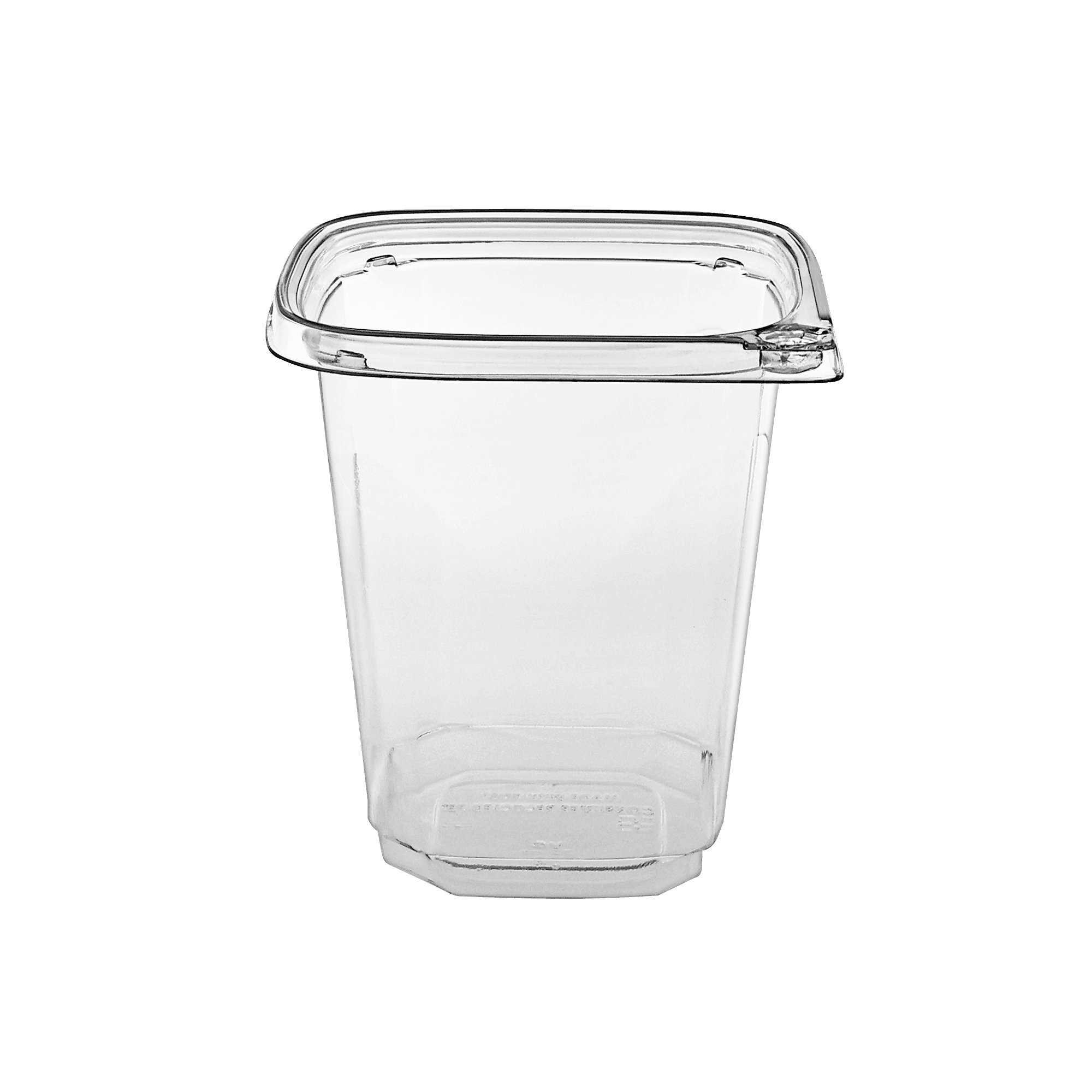 Deli Container 32 OZ PET Clear Square Tamper-Evident 500/Case