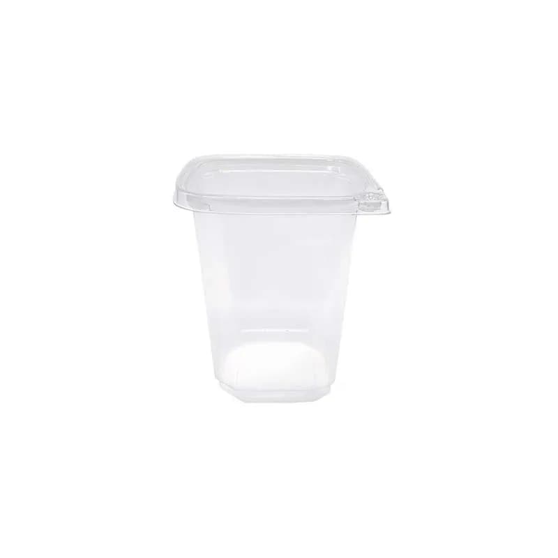 Deli Container 32 OZ PET Clear Square Tamper-Evident 500/Case