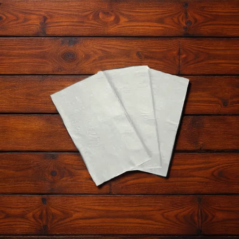 Dinner Napkins 15X17 IN White Airlaid Paper 1/8 Fold 500/Case