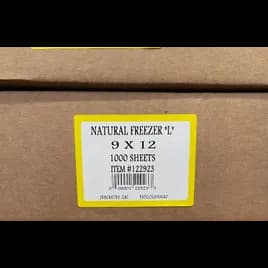 Freezer Paper Sheets 12X9 IN Natural 1000/Case