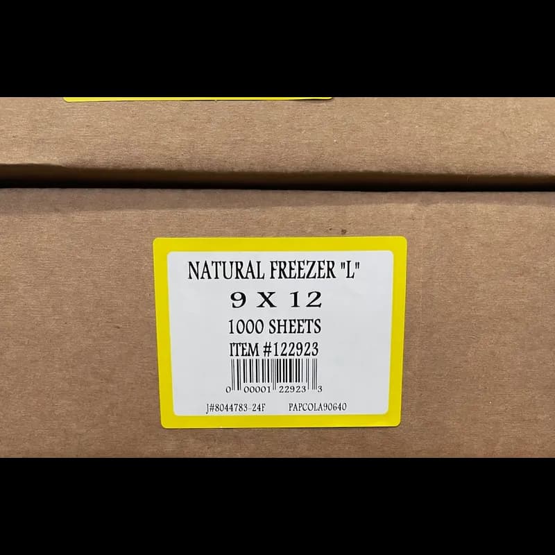 Freezer Paper Sheets 12X9 IN Natural 1000/Case
