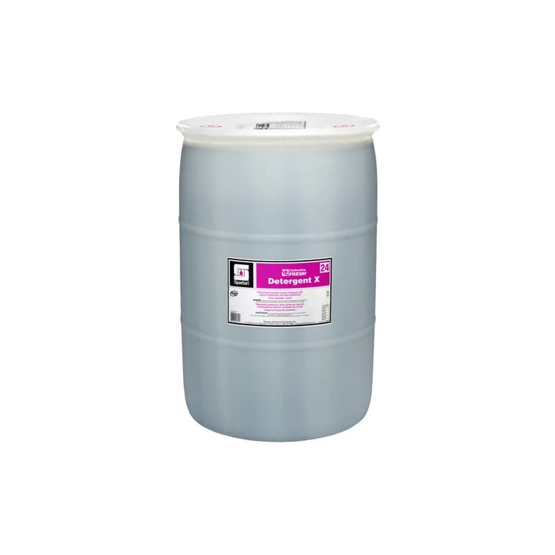 Clothesline Fresh® Detergent X 24 Fresh Lavender Laundry Detergent 55 GAL Neutral Liquid 1/Drum