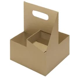 Cup Carrier 4 Compartment For 12-32 OZ With Handle 200/Case
