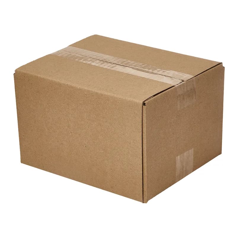 Regular Slotted Container (RSC) 9.8125X7.8125X5.375 IN Kraft Corrugated Cardboard 32ECT Blue G Tie 840 Bundle/Pallet