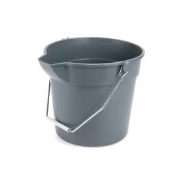 Utility Bucket & Pail 10 QT Plastic Gray 1/Each