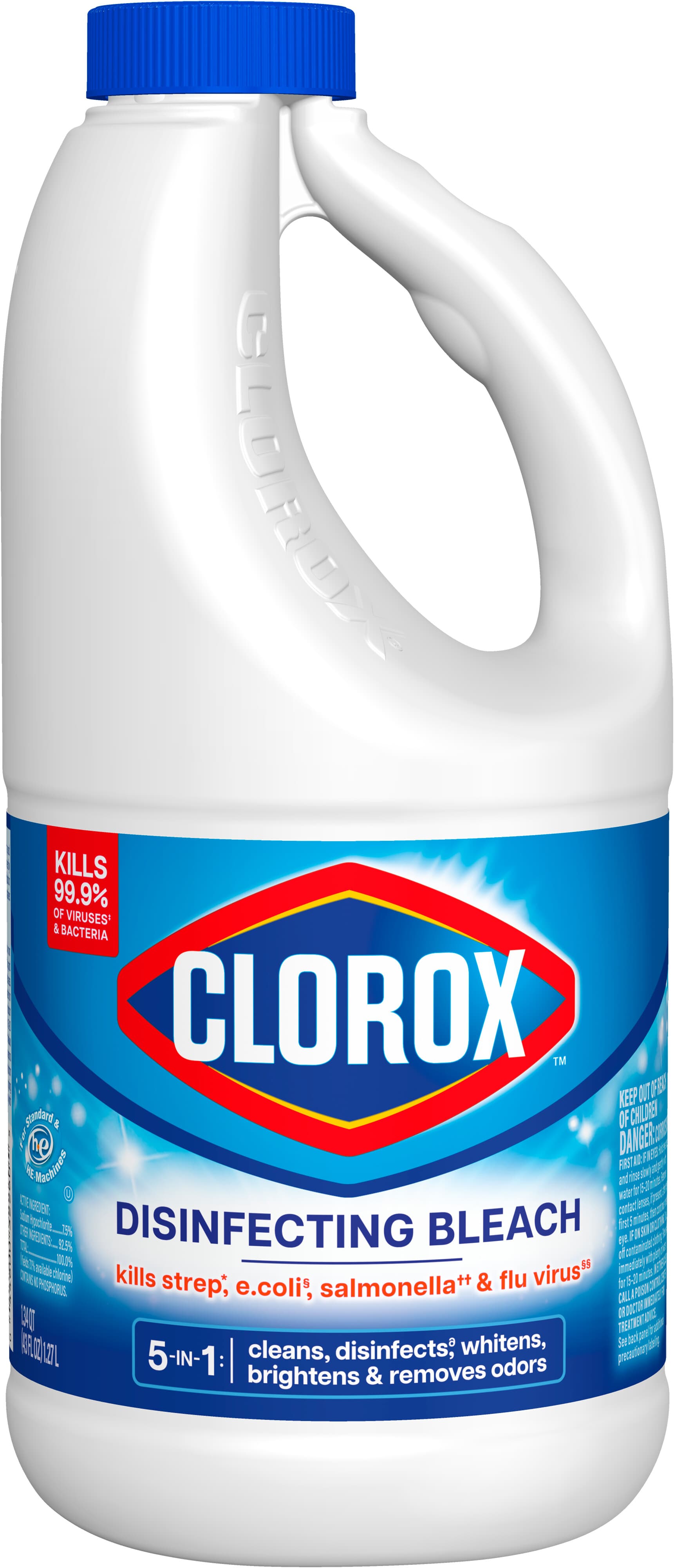 Clorox® With Cloromax Technology Bleach 43 OZ Liquid 6/Case