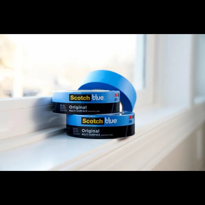 ScotchBlue™ Painter's Tape 48MM X54.8M Blue Crepe Paper Adhesive With 3 IN Core Diameter 18 Rolls/Case 84 Cases/Pallet
