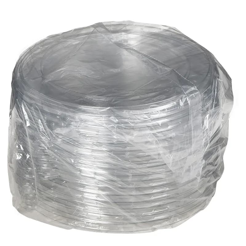 Victoria Bay Lid Flat PET Clear For 24-40 OZ Bowl 500/Case