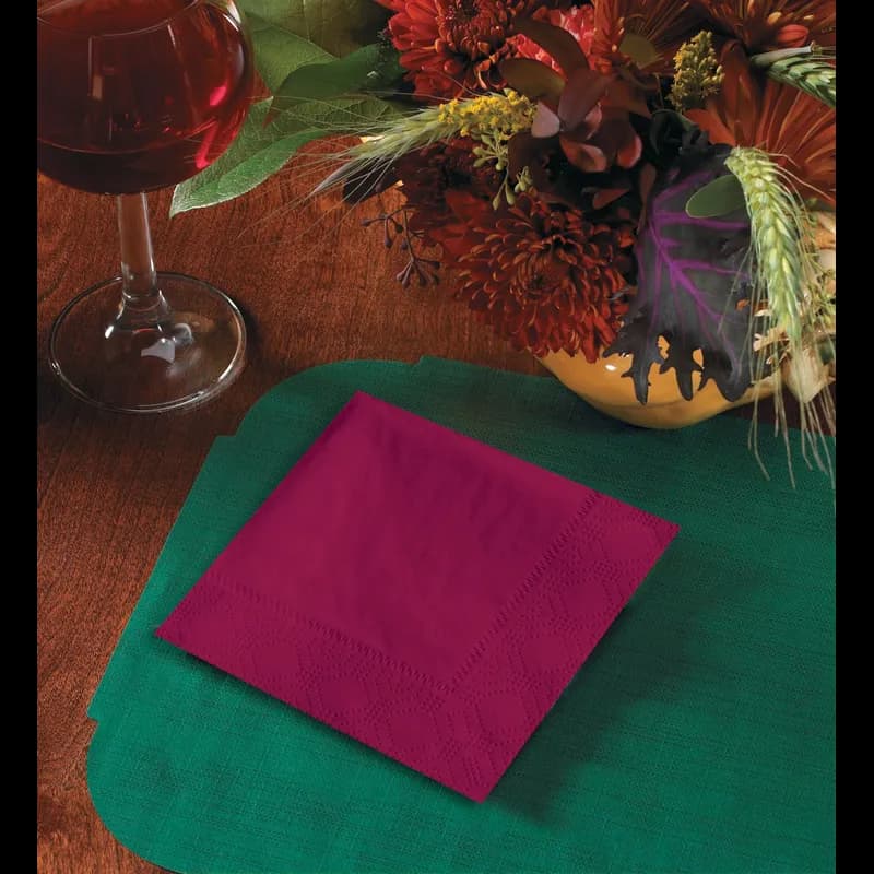 Beverage Napkins Burgundy 2PLY 1000/Case