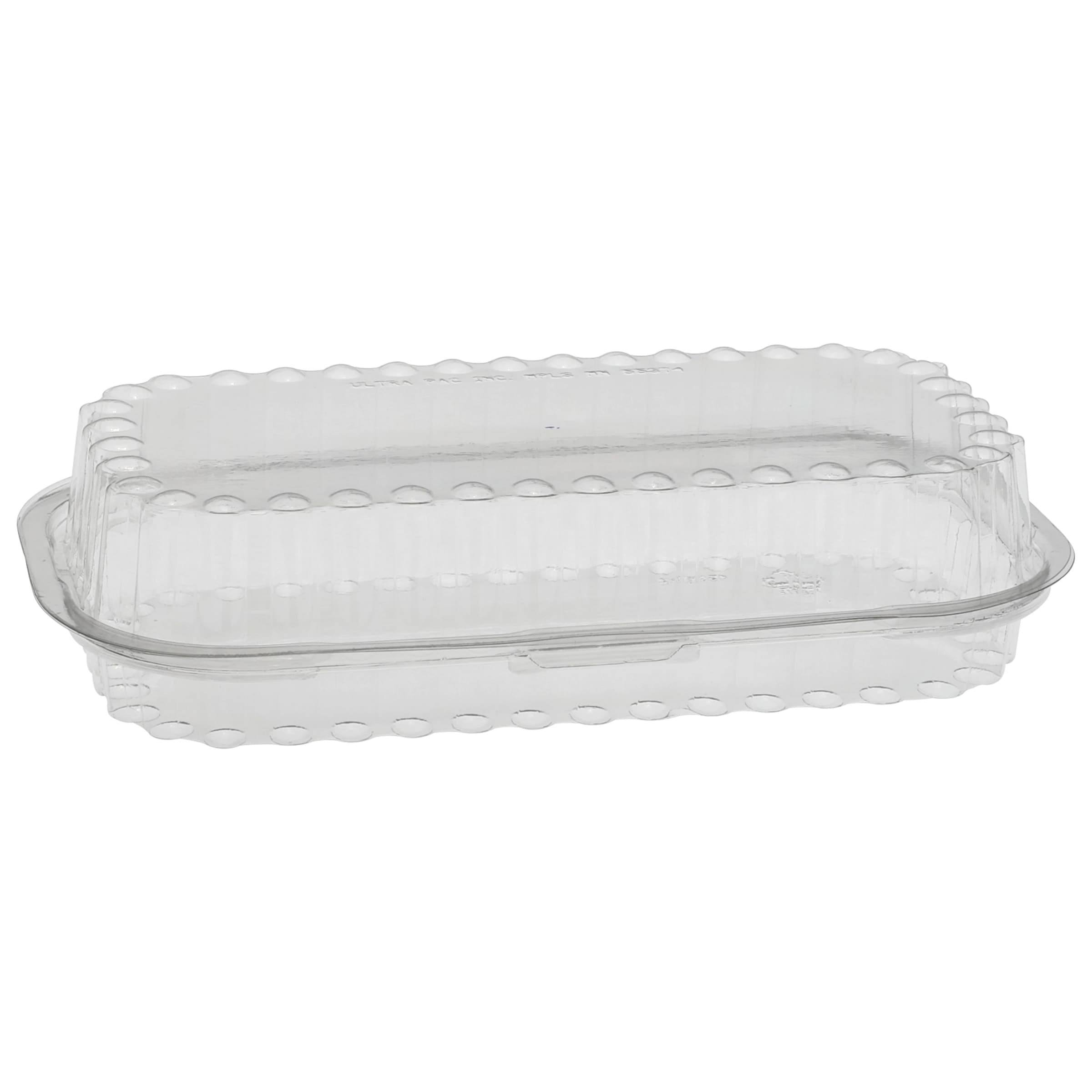 Take-Out Container Hinged 4.5X9X2 IN PET Clear 200/Case