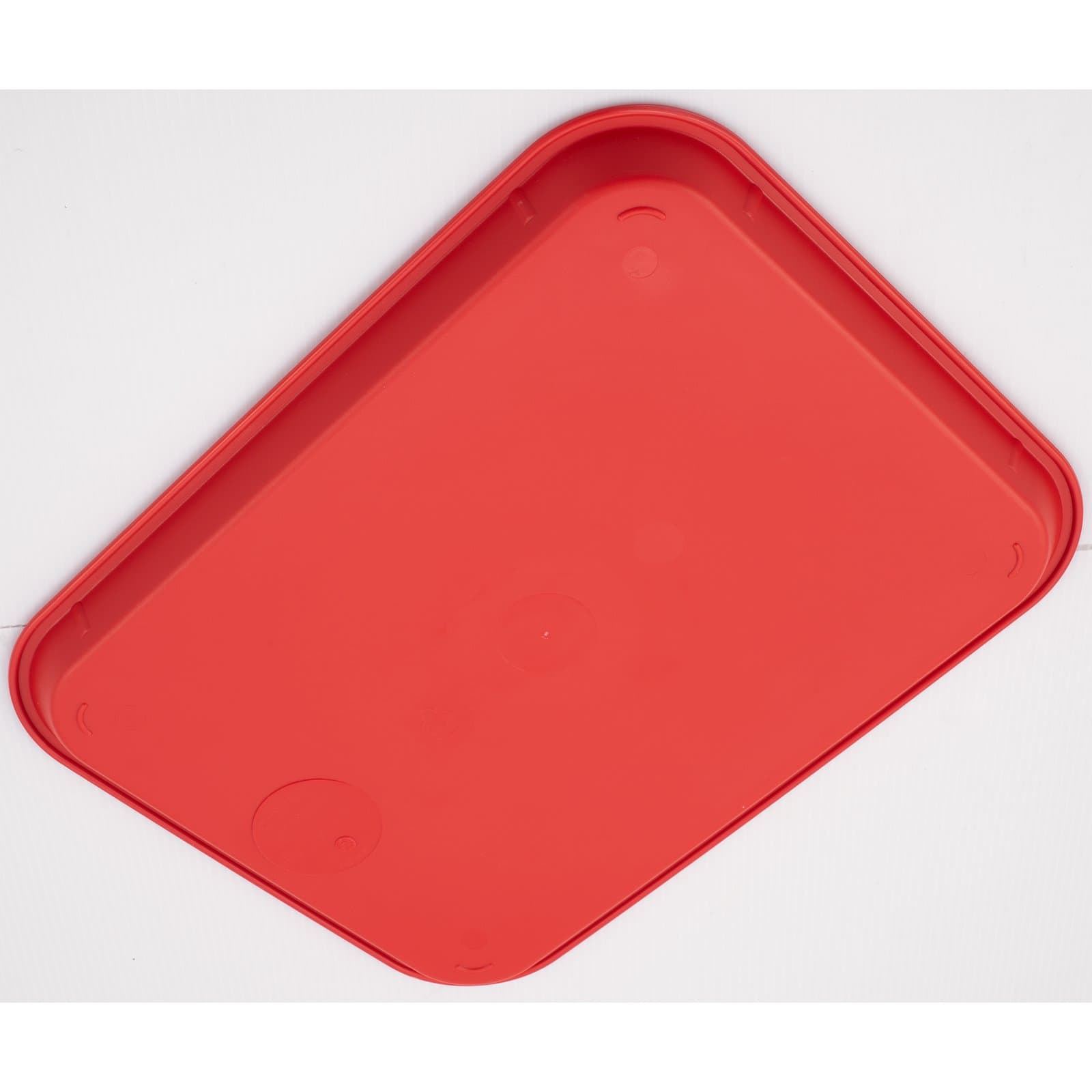 Cafe® Fast Food Cafeteria Tray 10X14 IN PP Red 24/Case