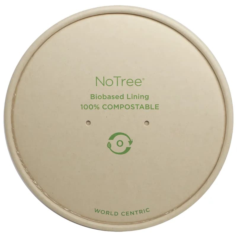 Lid Fiber For 24-32 OZ Wide Plant Fiber Paper Bowl 300/Case