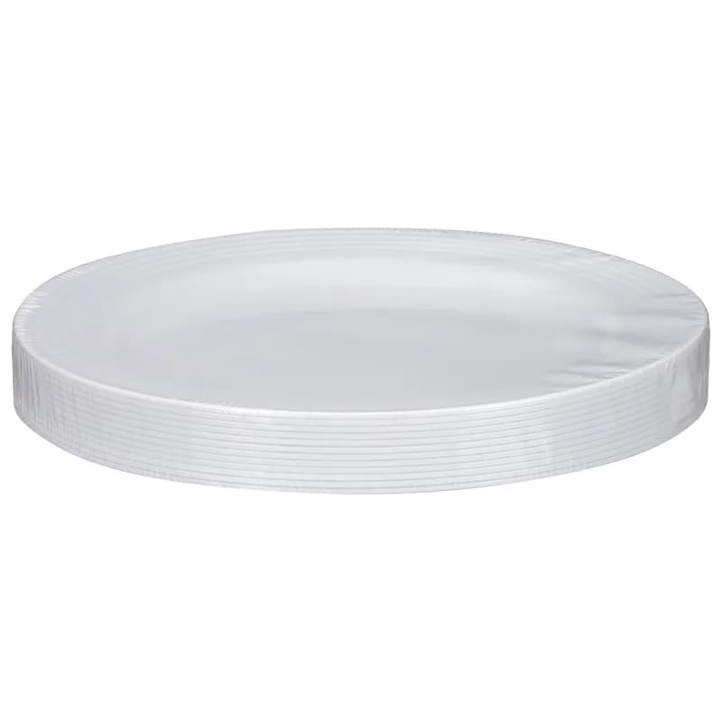 Plate 6 IN PP White Round With Decorative Rings 144/Case