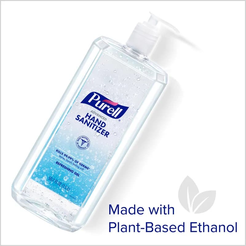 Purell® Hand Sanitizer Pump Bottle 1.5 L 3.9X3.57X9.8 IN Clean Scent Advanced 1/Each