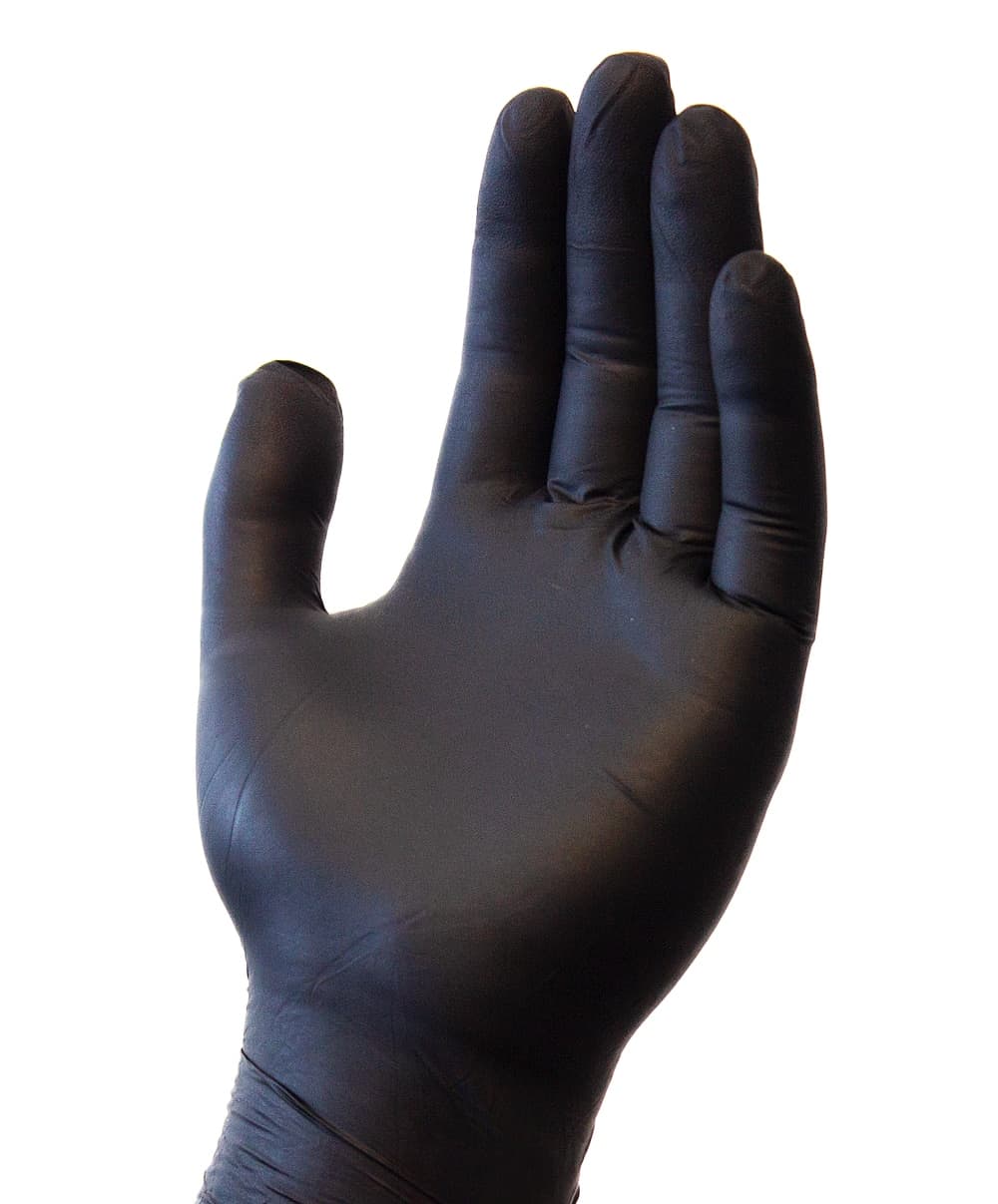 Gloves Small (SM) Black 5.3MIL Nitrile 1000/Case