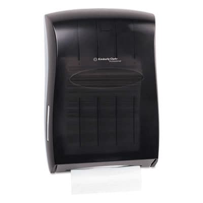 Kimberly-Clark Professional Paper Towel Dispenser 13.31X18.85X5.85 IN Wall Mount Black Multifold Universal 1/Each