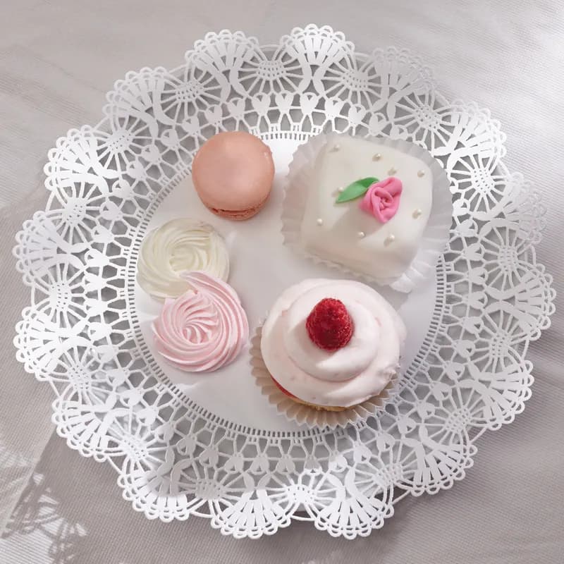Cambridge Doily 10 IN Paper White Lace Round 1000/Box