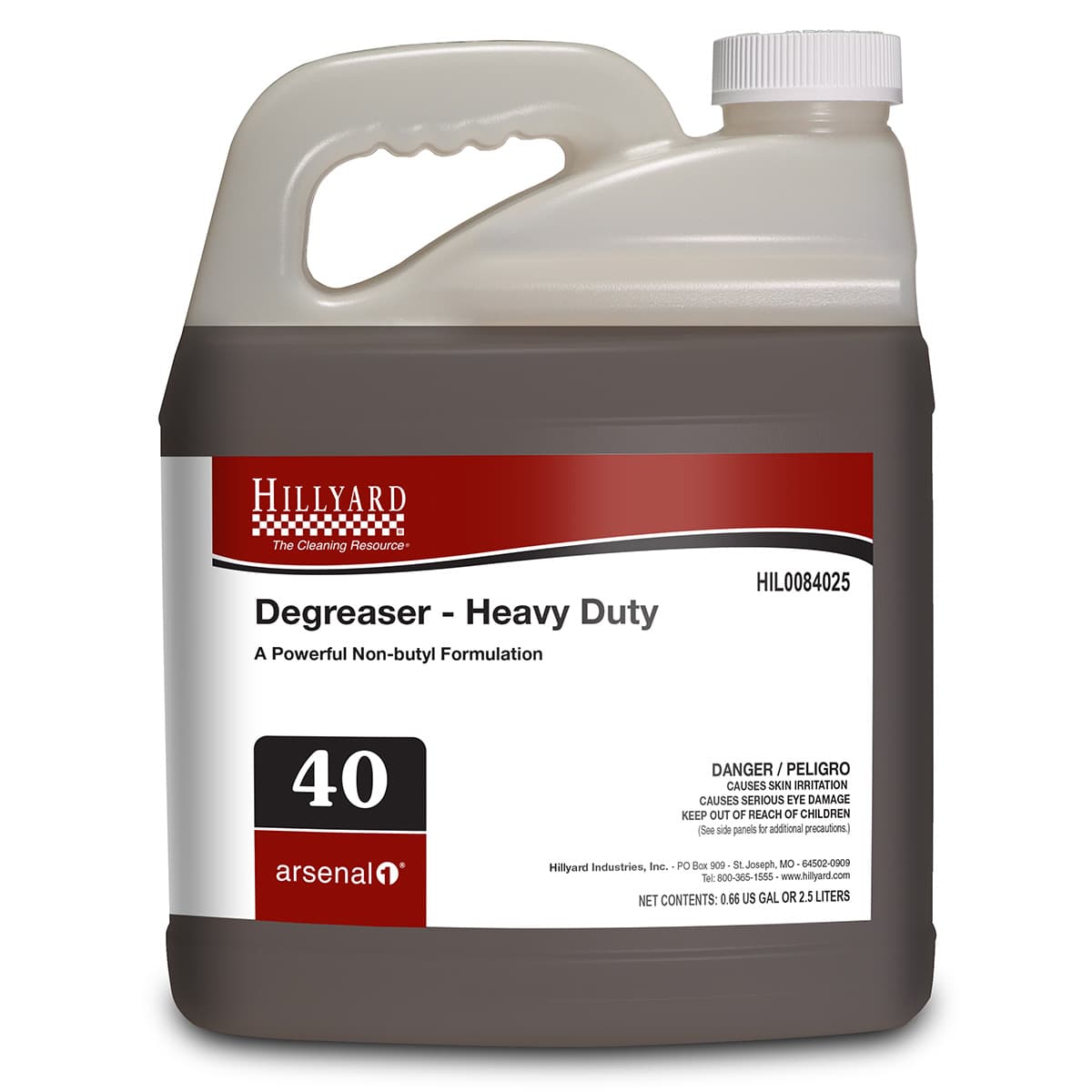 Arsenal® One Degreaser 2.5 L Heavy Duty Industrial Liquid 4/Case