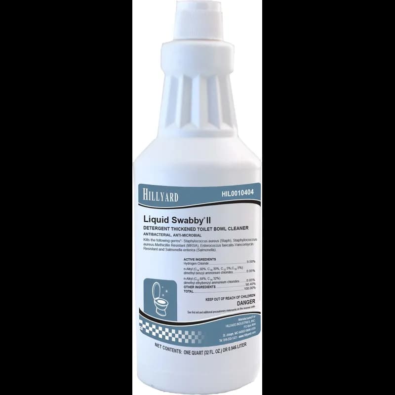 Liquid Swabby II Floral Toilet Bowl Cleaner 3.4X3.4X10.3 IN 32 FLOZ RTU Liquid 12/Case