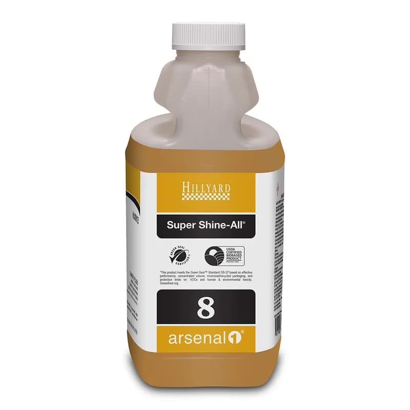 Arsenal® One Super Shine-All Sassafras Floor Cleaner 2.5 L Hard Surface Neutral Liquid Concentrate 4/Case