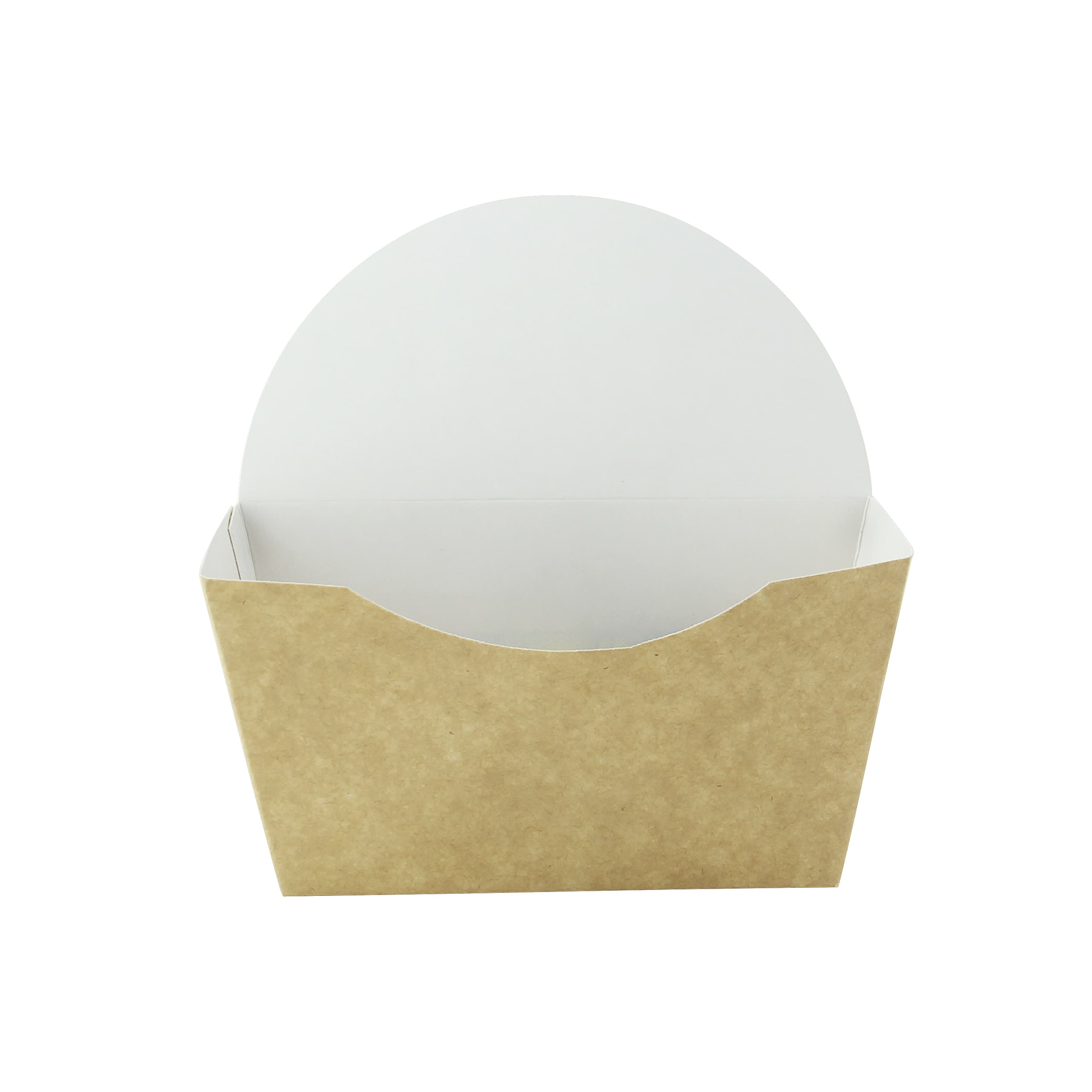 Burger Take-Out Box 5.2X2.9X5.1 IN Cardboard Kraft 50 Count/Pack 4 Packs/Case 200 Count/Case
