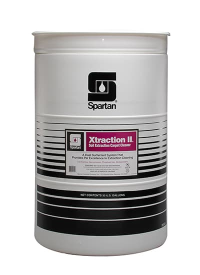 Xtraction II® Springtime Carpet Extraction Cleaner 55 GAL Heavy Duty Non-Caustic Alkaline Concentrate 1/Drum