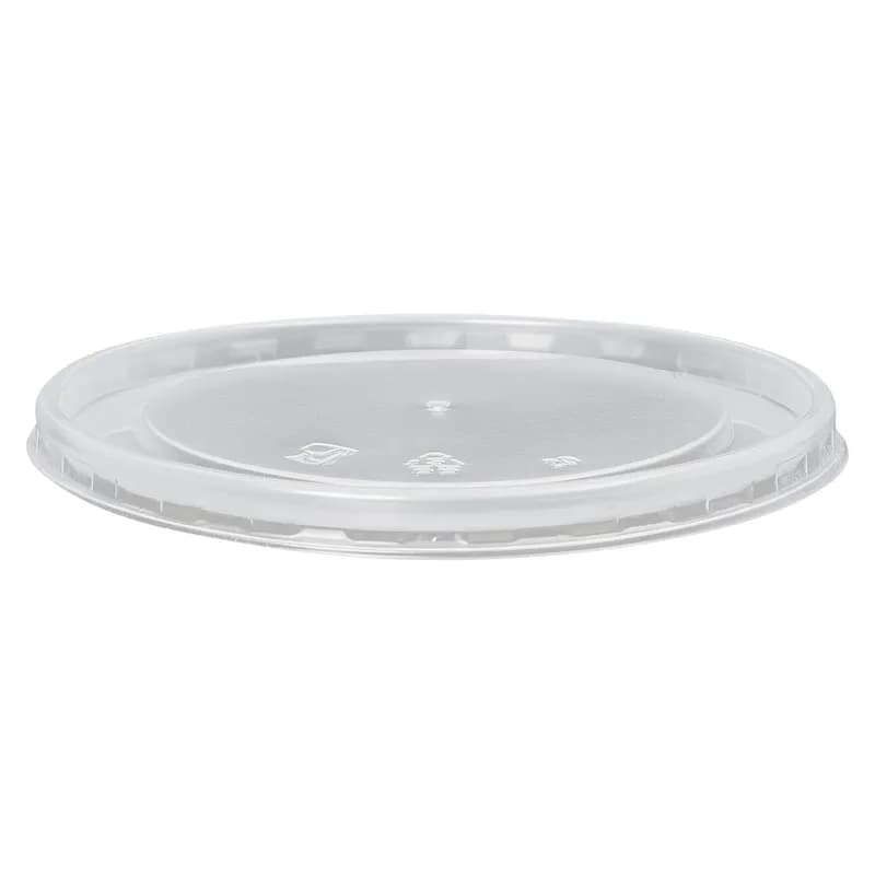 Victoria Bay Lid PP Translucent For 16-32 OZ Squat Container High Heat Vented 500/Case