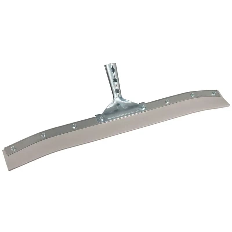 Impact® Floor Squeegee Rubber Steel Silver Curved 1/Each