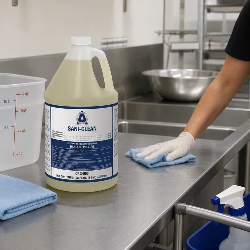 Maxim® Super San Plus Sanitizing Solution Sanitizer 1 GAL Alkaline 4/Case