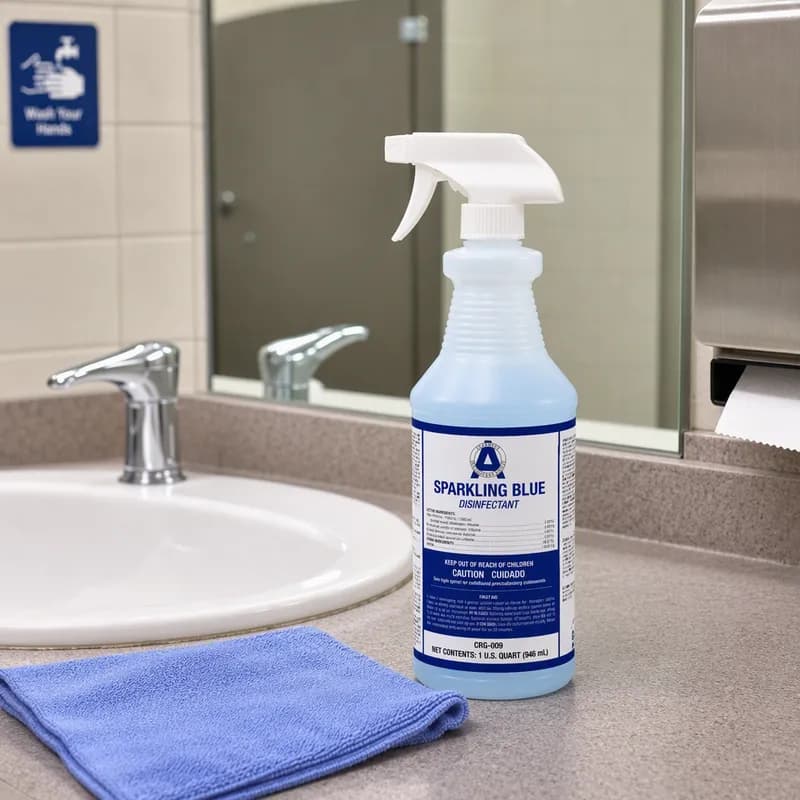 AFBC Acid Free Restroom Cleaner Fresh Scent Disinfectant Neutral RTU Non-Acid With Bottle & Trigger 12/Case